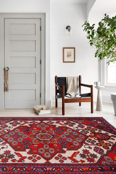 Lilian - Hand Knotted Wool Rug - 158x103 cms