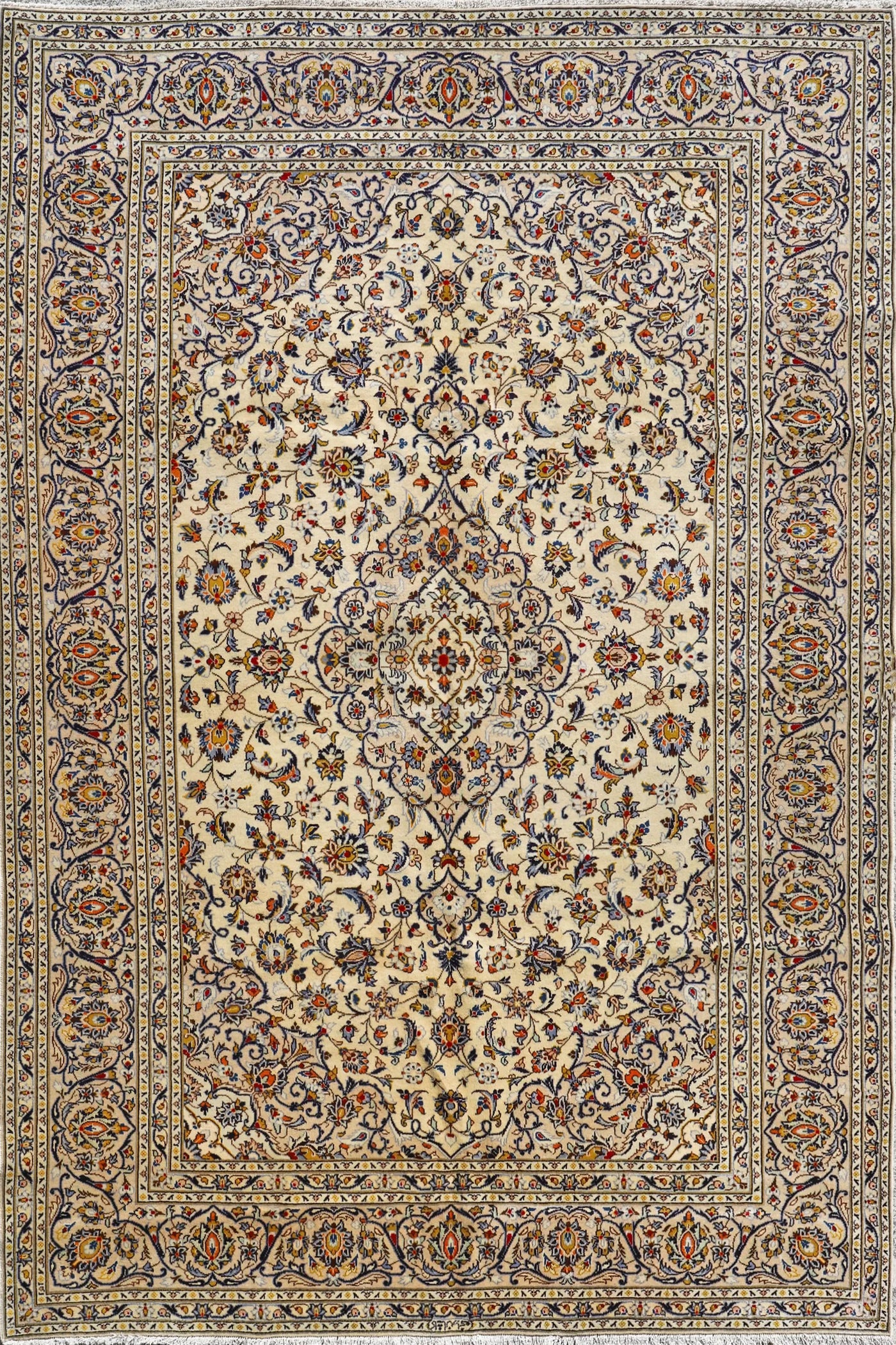 Kashan - Hand Knotted Wool Rug - 300x207cms