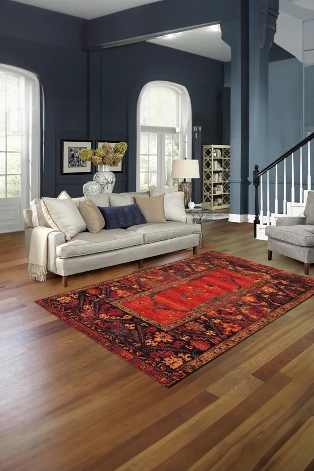 Mexico traditional Rug - 108 Red