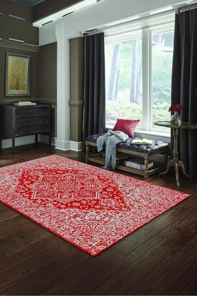 San Francisco Traditional Rug - 107 Red
