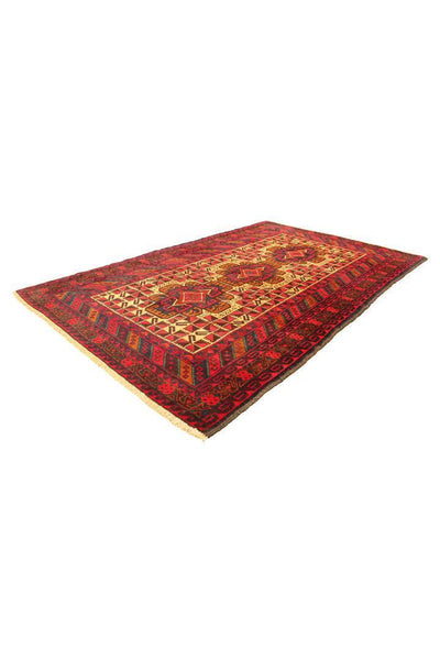 Baluch Hand Knotted Wool Rug 140X85cm