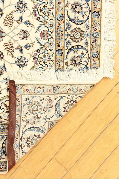 Habibian Medallion Hand Knotted Wool & Silk Rug 197x125 cm