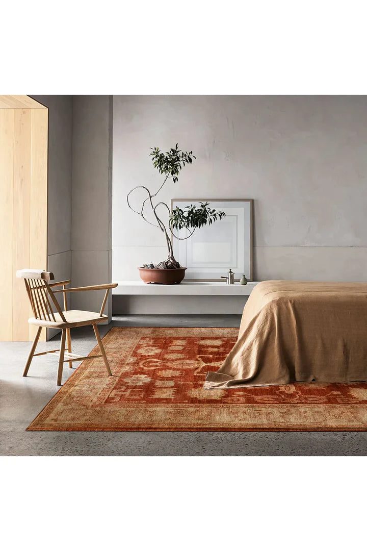 Border Pattern Rug Perspective Border Pattern Rugs | Handmade Premium Wool Rugs | Cyrus Rugs