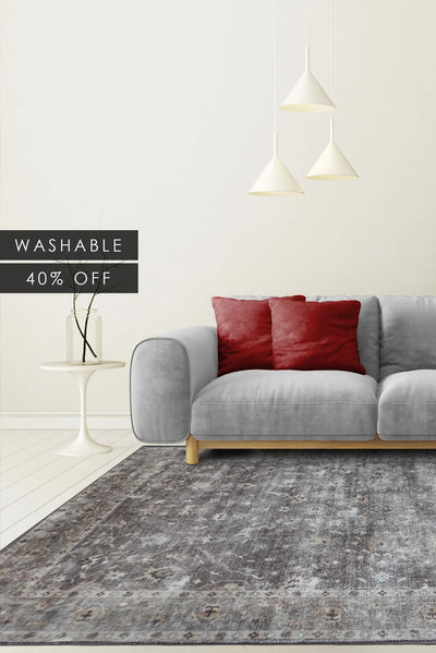 Gia Washable Rugs and carpets for sale - Cyrus Rugs Australia on sale in a living room
