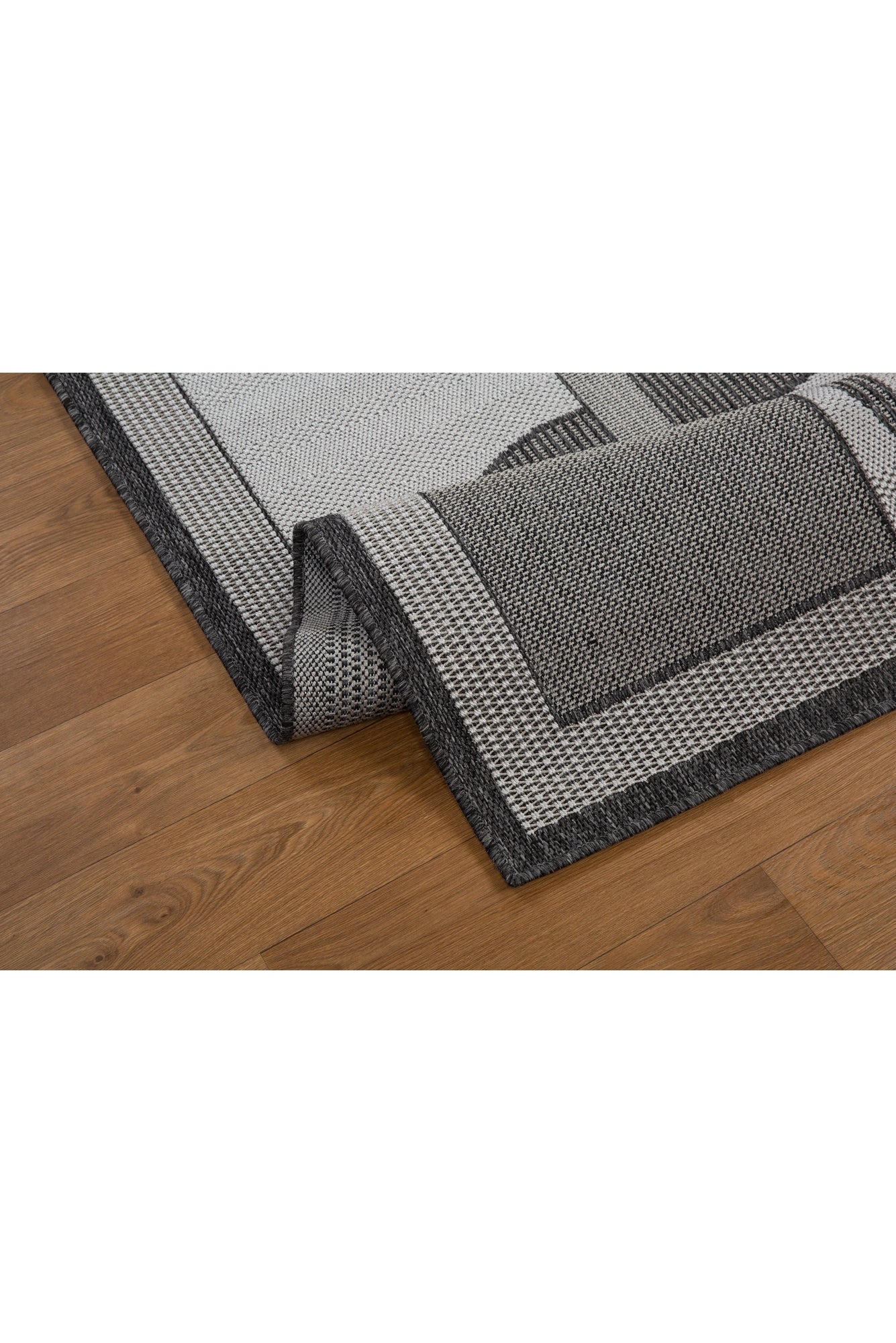 Miran Flatweave Rug 107 - Grey