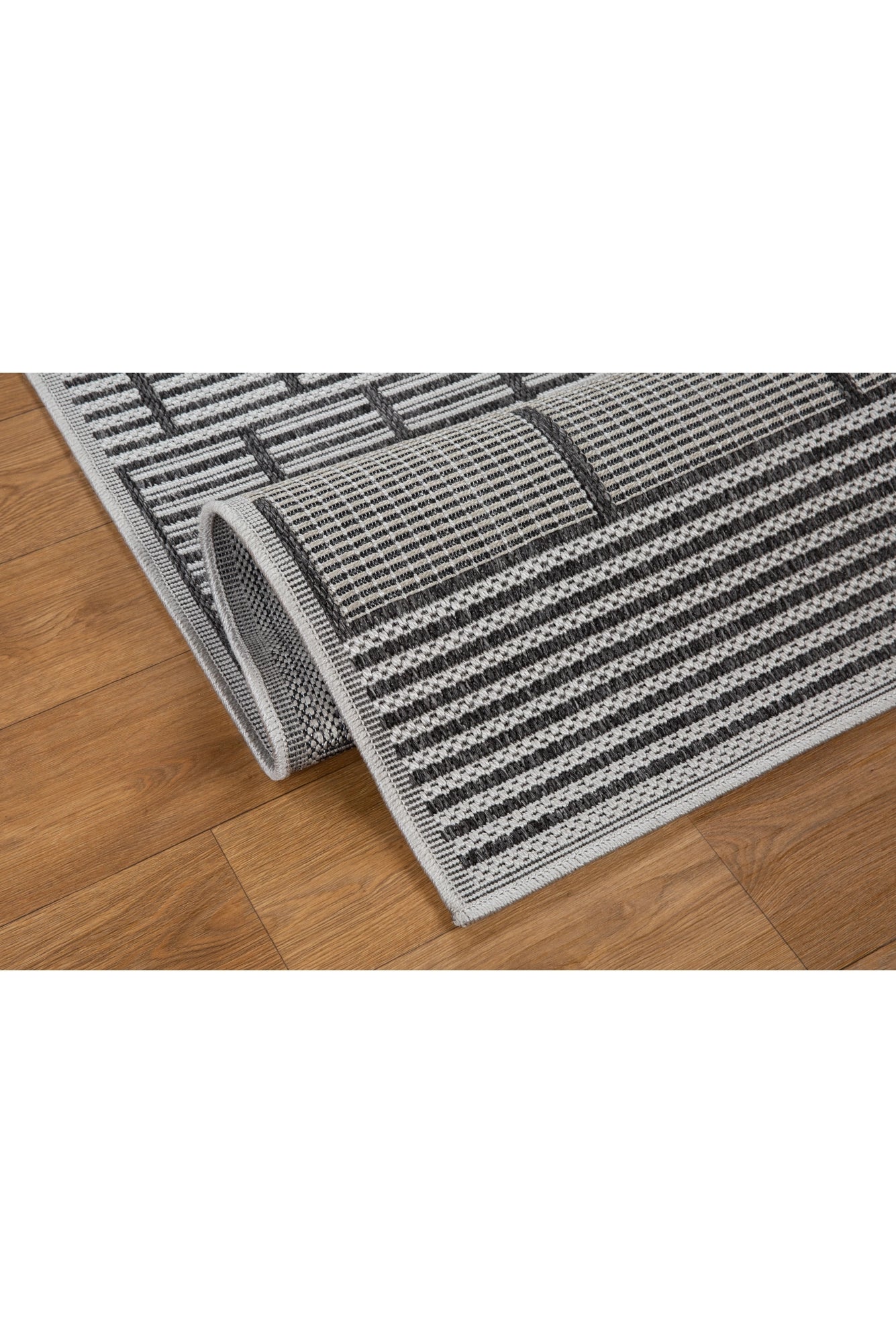 Miran Flatweave Rug 106 - Grey