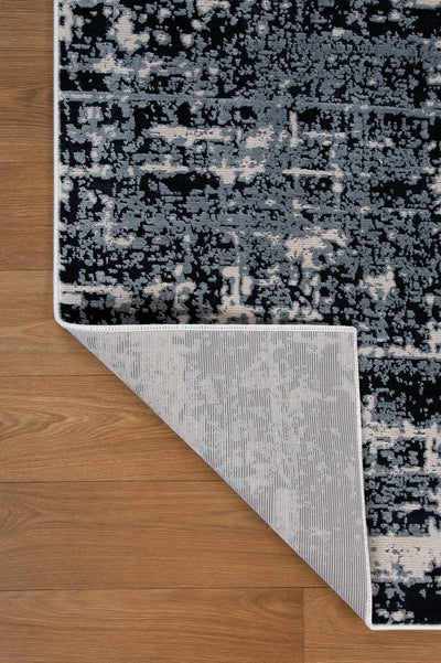 Brilliant Abstract Rug - 105 Charcoal