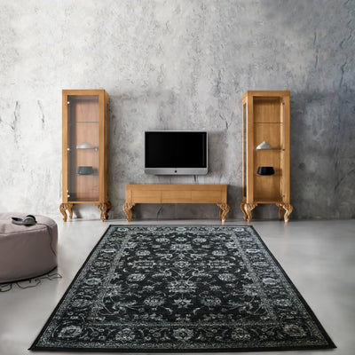 Raymond Distressed Rug - 110 Black