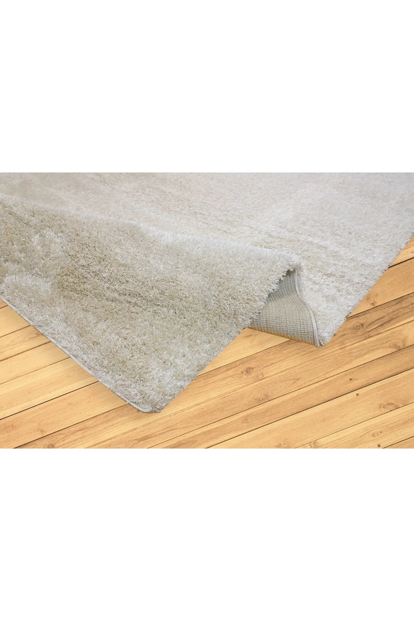 Darwin Plain Shaggy Rug - 115 Bone