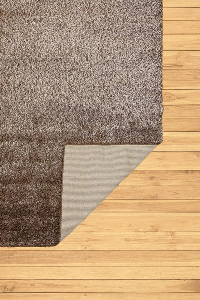 Darwin Plain Shaggy Rug - 109 Brown