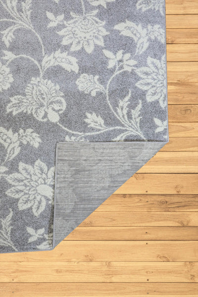 San Francisco Floral Rug - 101 Grey