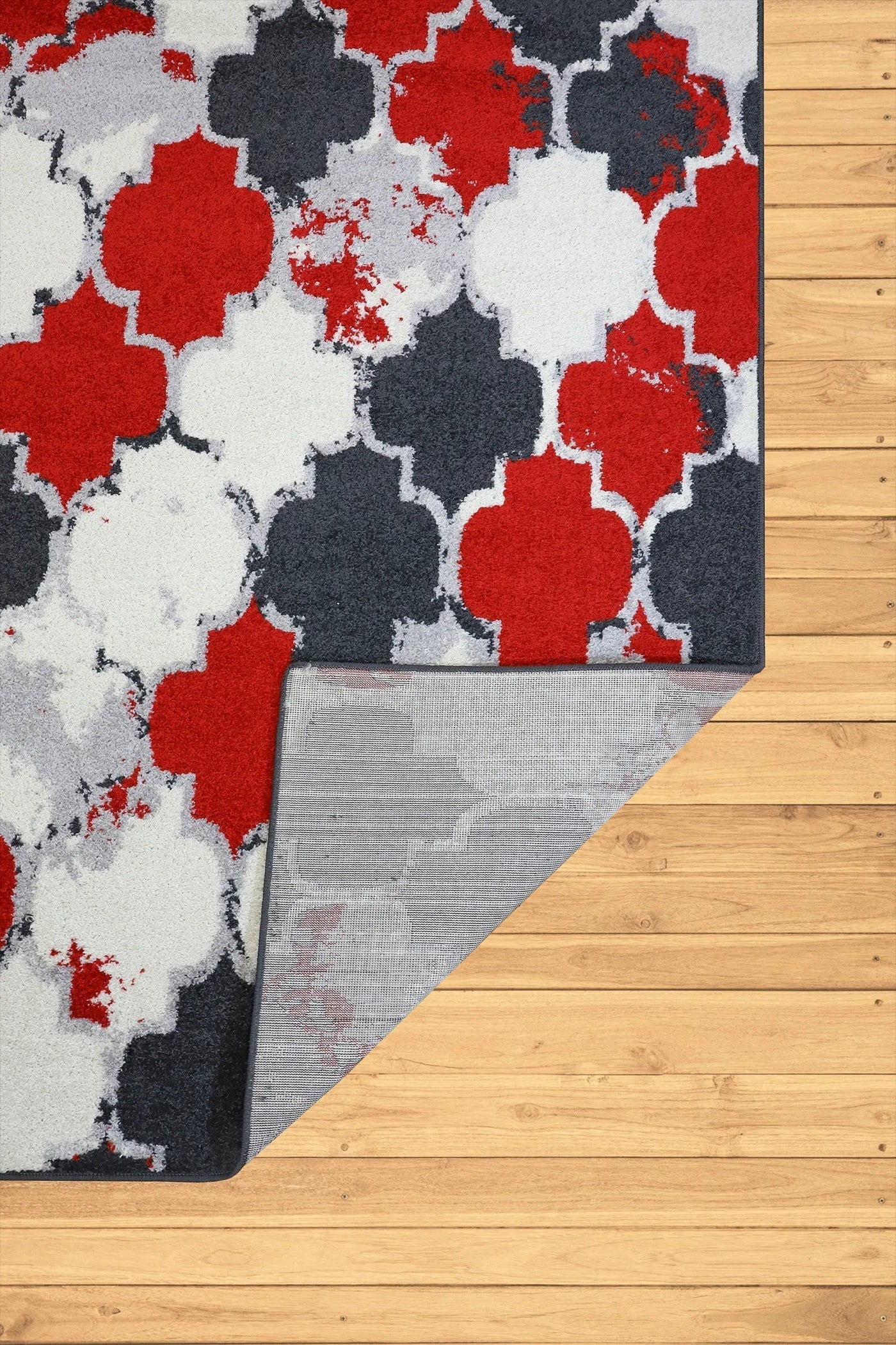 San Francisco Abstract Rug - 103 Red