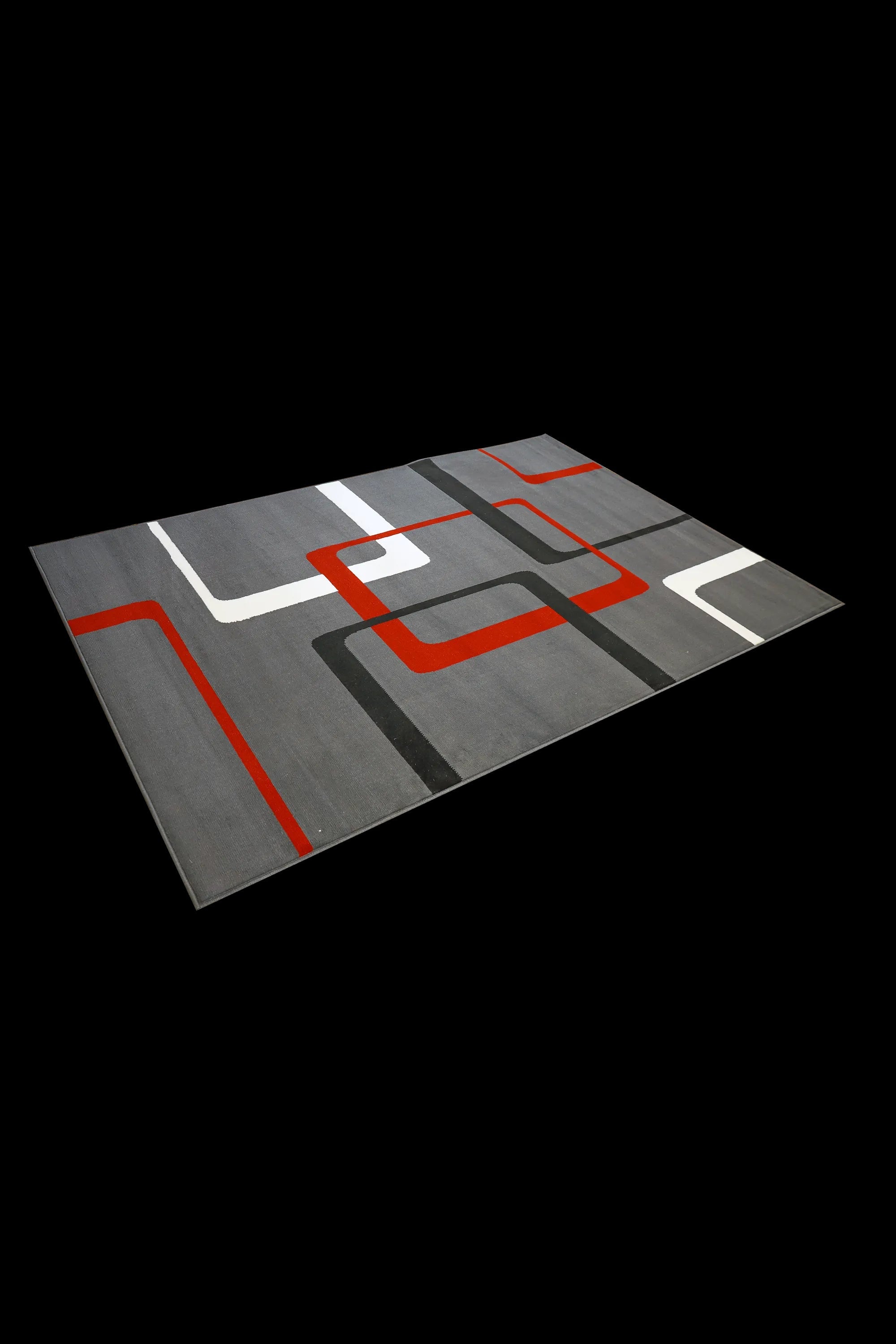 Gino Modern Geometric Rug 2697C-DGREY | Buy Rugs Online | Cyrus Rugs