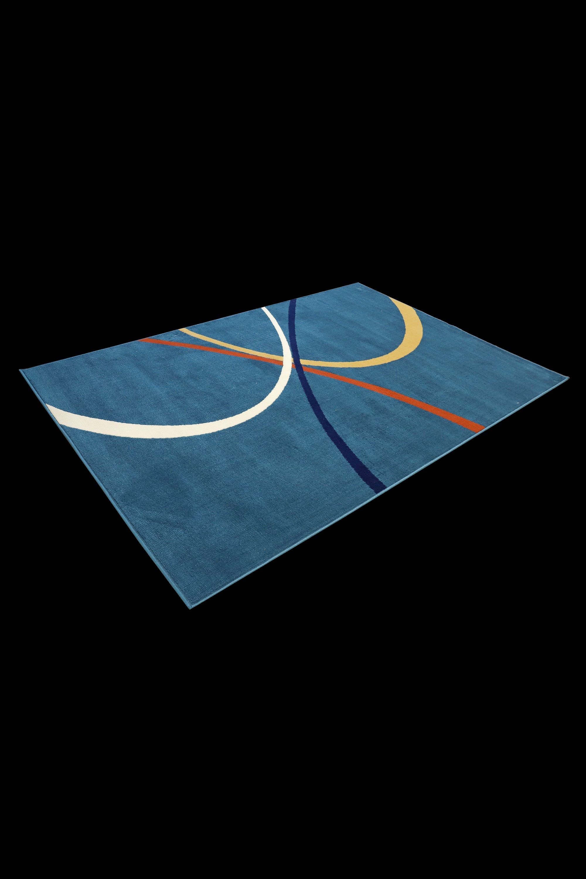 Gino Modern Abstract Rug V5712-BLUE | Buy Rugs Online | Cyrus Rugs