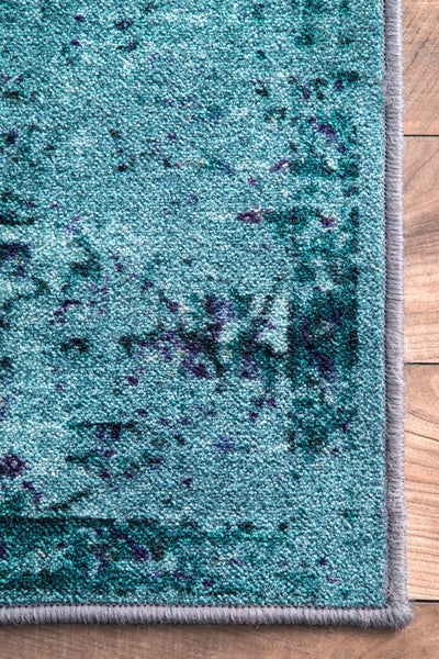 Evoke Distressed Rug - 101 Blue