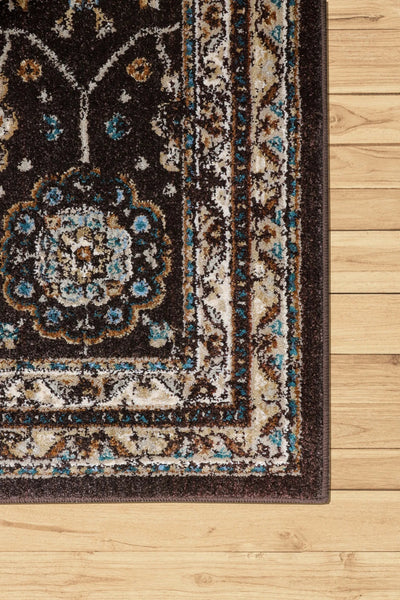 Jasmine Traditional Rug - 107 Brown