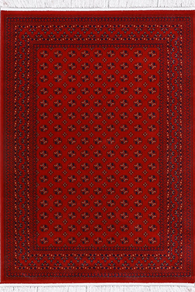 Afghan Rug 525-Red