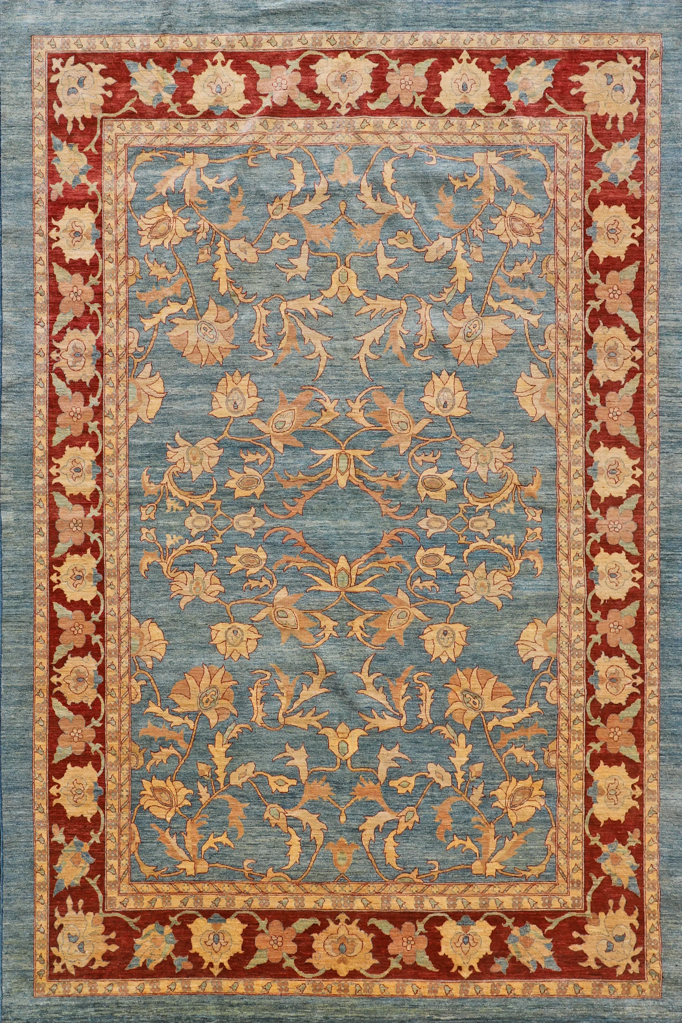 Tolidi - Uzbek Hand Knotted 100% Wool Rug - 521x403 cm