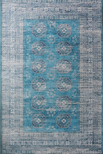 New Jersey Distressed Rug - 141 Blue