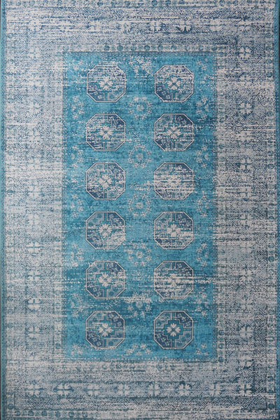 New Jersey Distressed Rug - 141 Blue