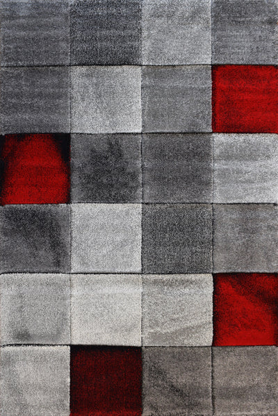 Love Abstract Rug - 125 Red