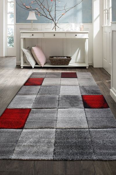 Love Abstract Rug - 125 Red