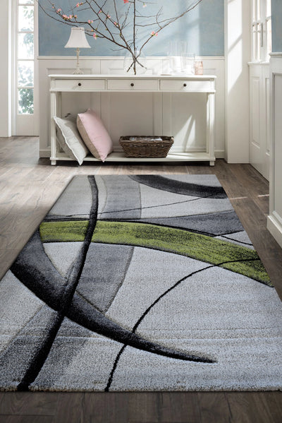 Love Abstract Rug - 103 Green