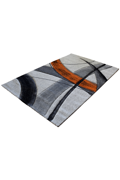 Love Abstract Rug - 105 Orange