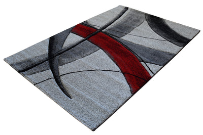 Love Abstract Rug - 107 Red