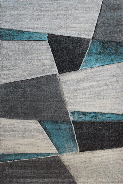 Love Abstract Rug - 109 Blue