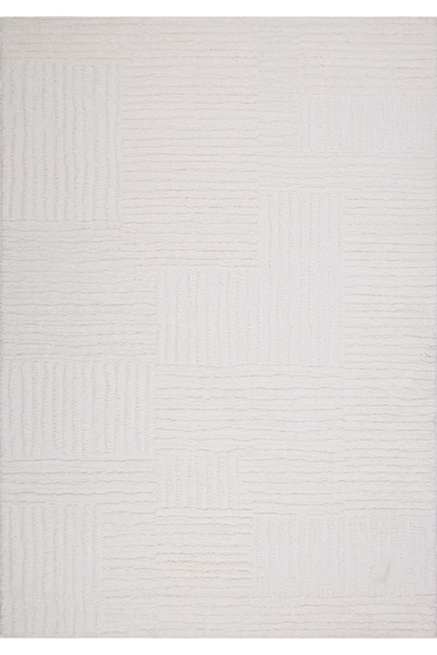 Silver Soft Rug 104  - Cream