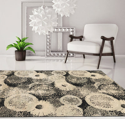 Lidia Distressed Rug -109 Black