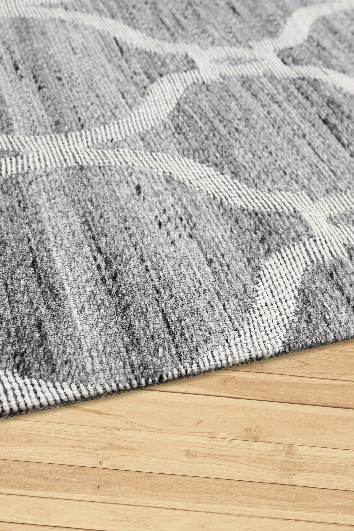 Hampton Handwoven Rug - 114 Grey