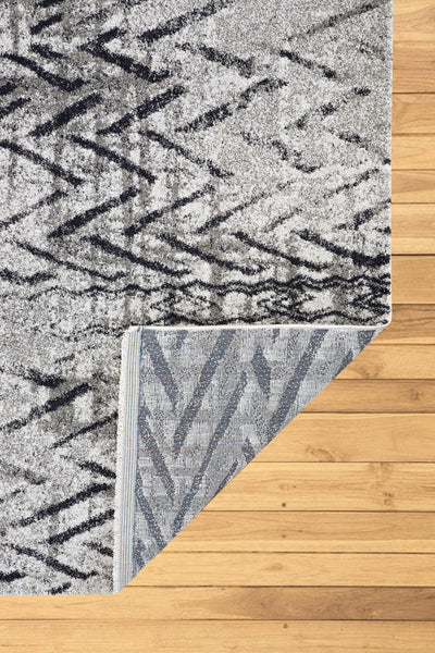 Brooklyn Plain Rug - 115 Silver