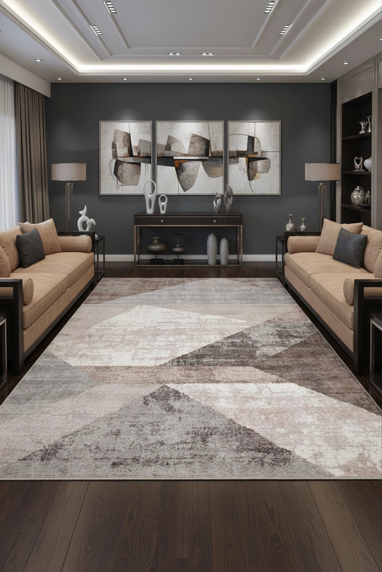 Diego Soft Rug 102  - Brown