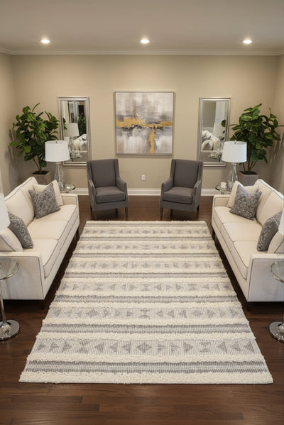 Elizabeth Geometric Rug - 103 Beige