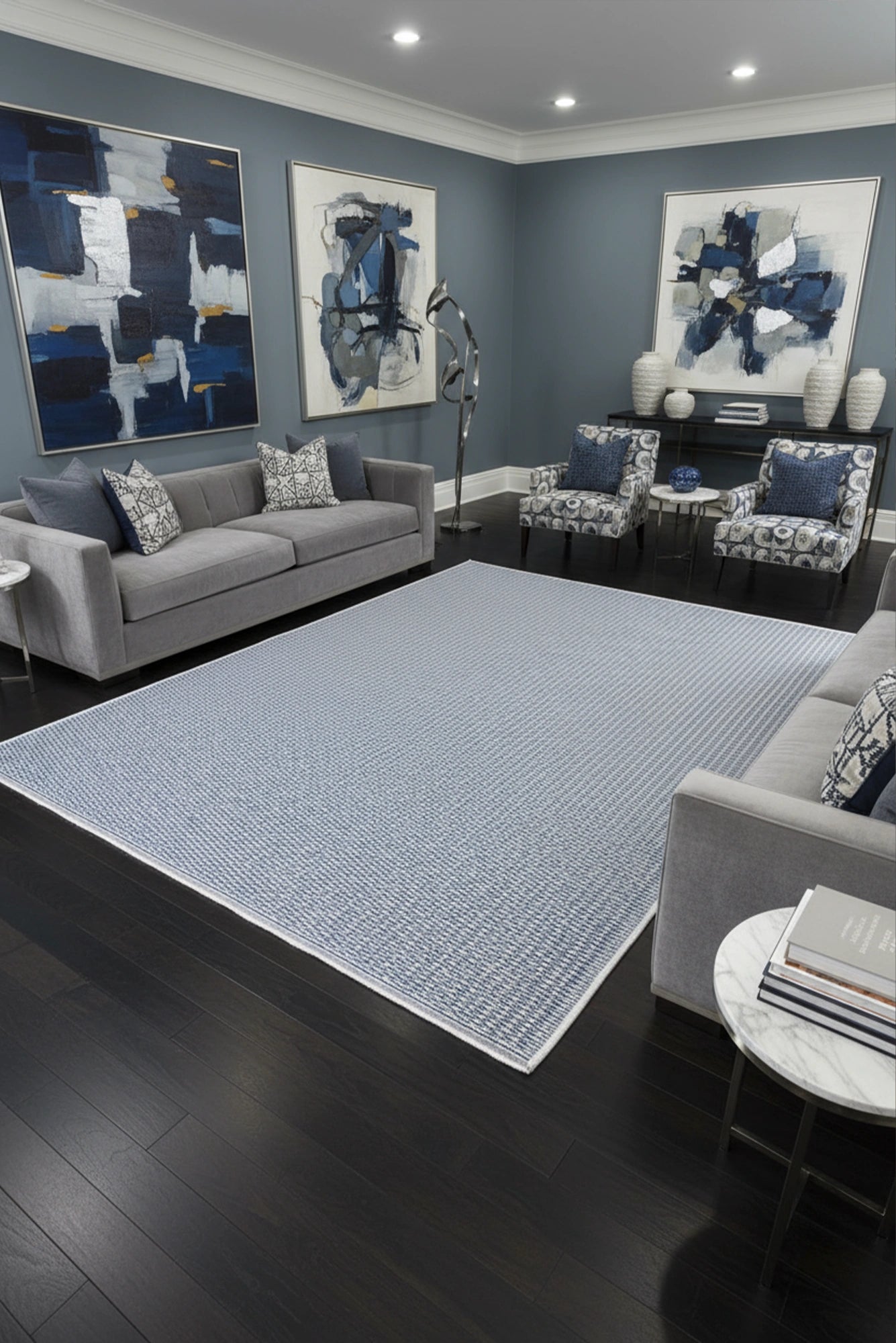 Miran Flatweave Rug 102 - Grey