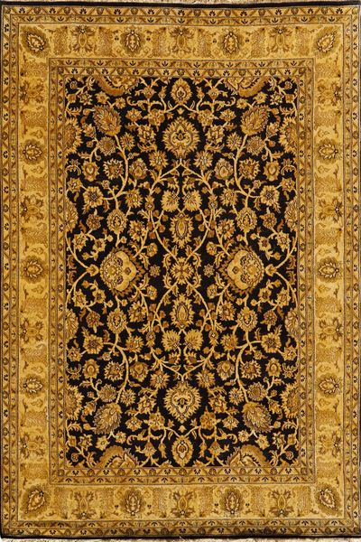 Jaipur Indian Hand Knotted Wool Rug - 363x226 cms