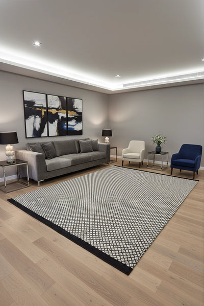 Hampton Handwoven Rug - 103 Grey