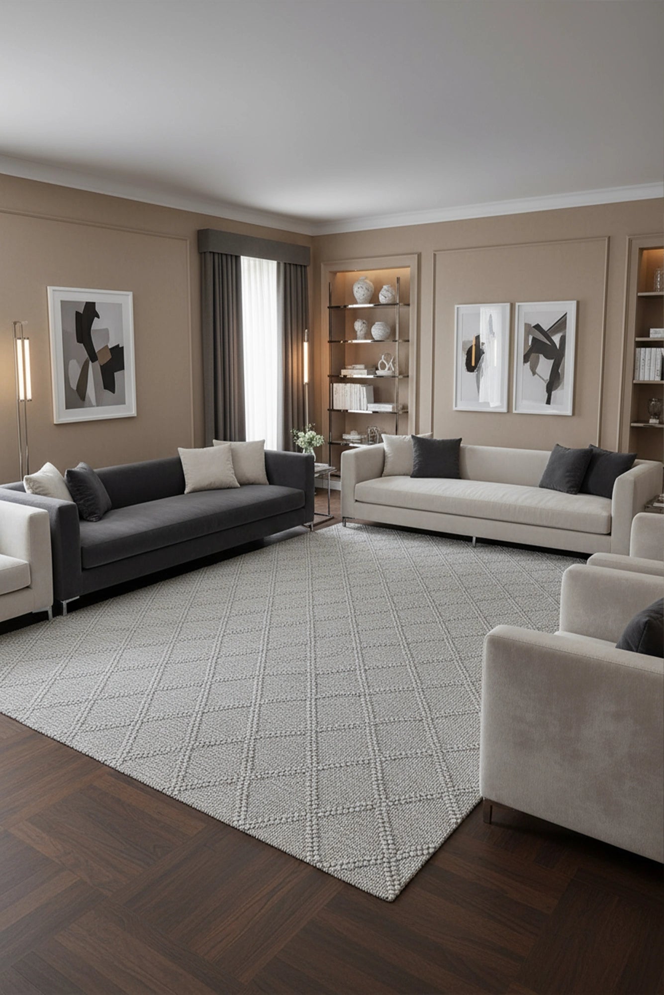 Hampton Handwoven Rug - 108 Beige