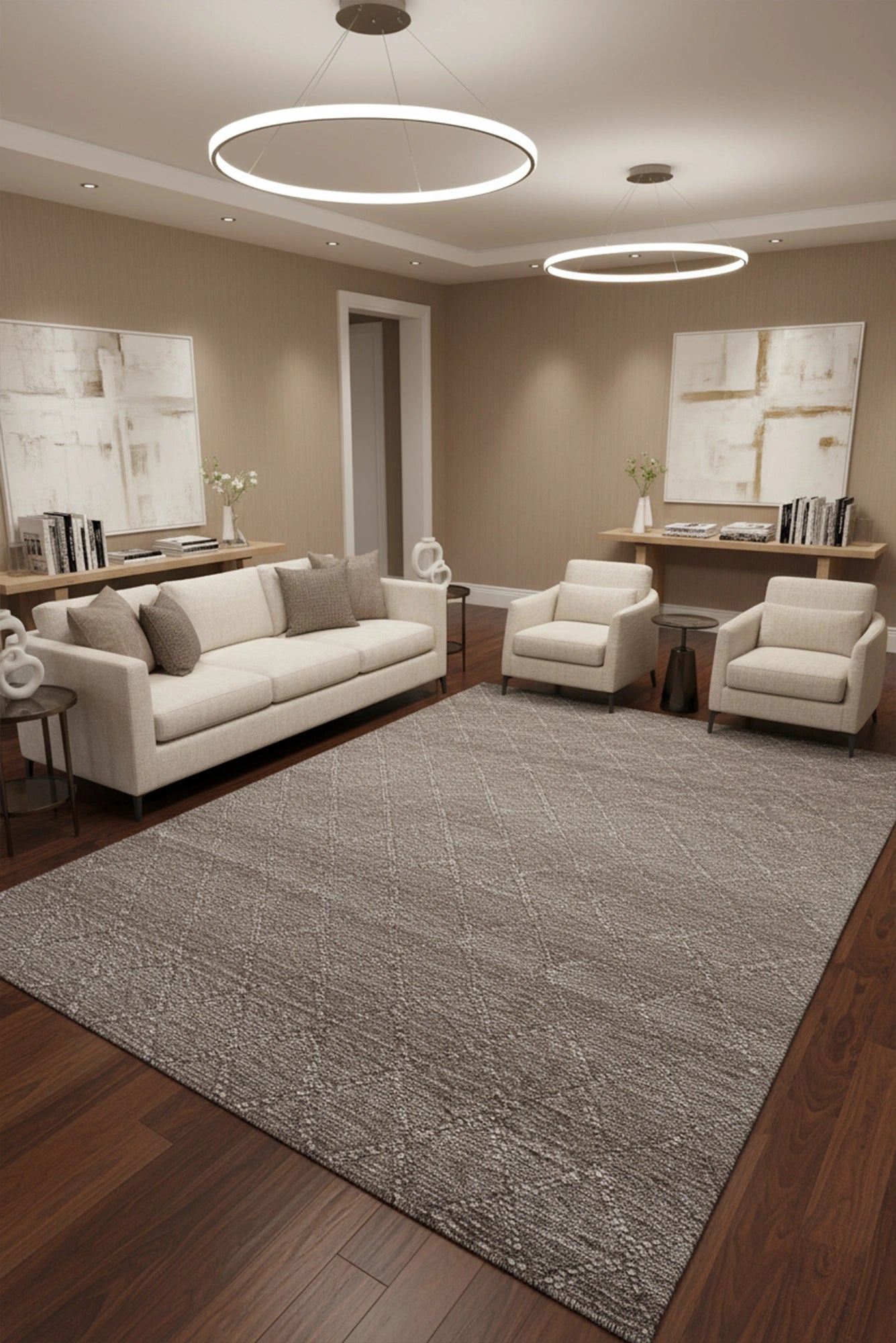 Hampton Handwoven Rug - 110 Brown