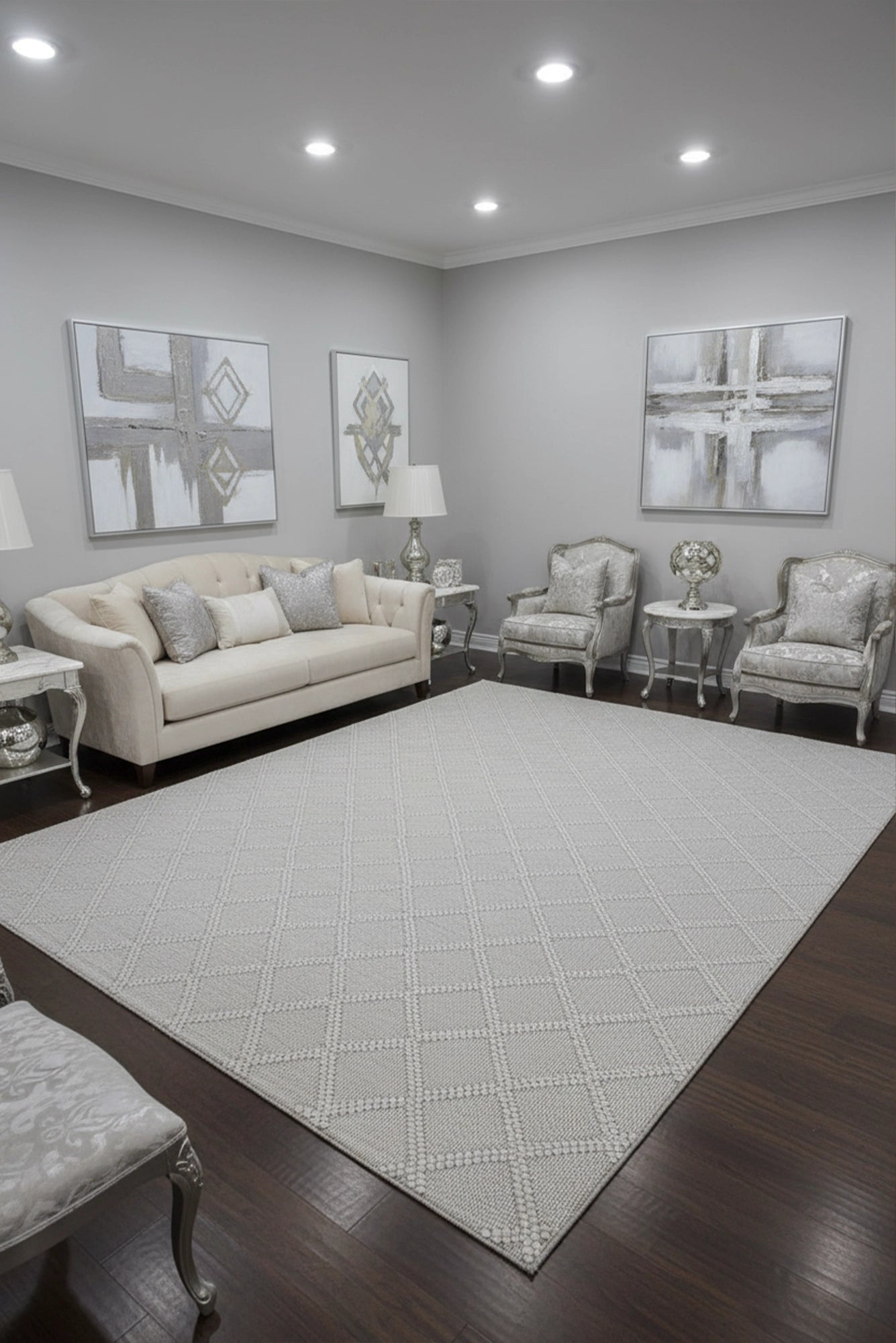 Hampton Handwoven Rug - 112 Cream