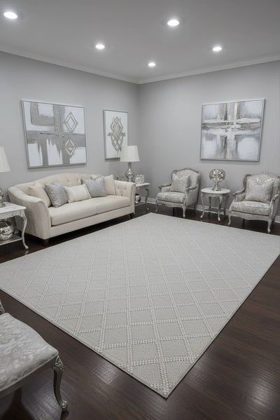 Hampton Handwoven Rug - 112 Cream