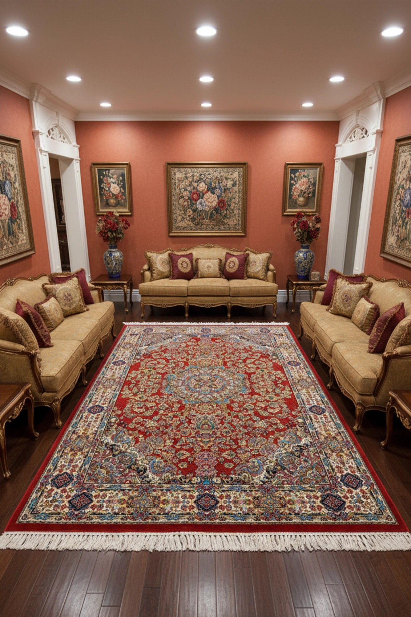 Persico Traditional Rug - 138 Red