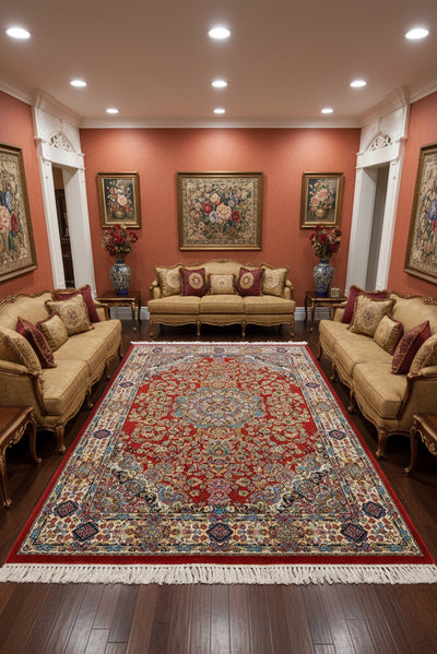 Persico Traditional Rug - 138 Red