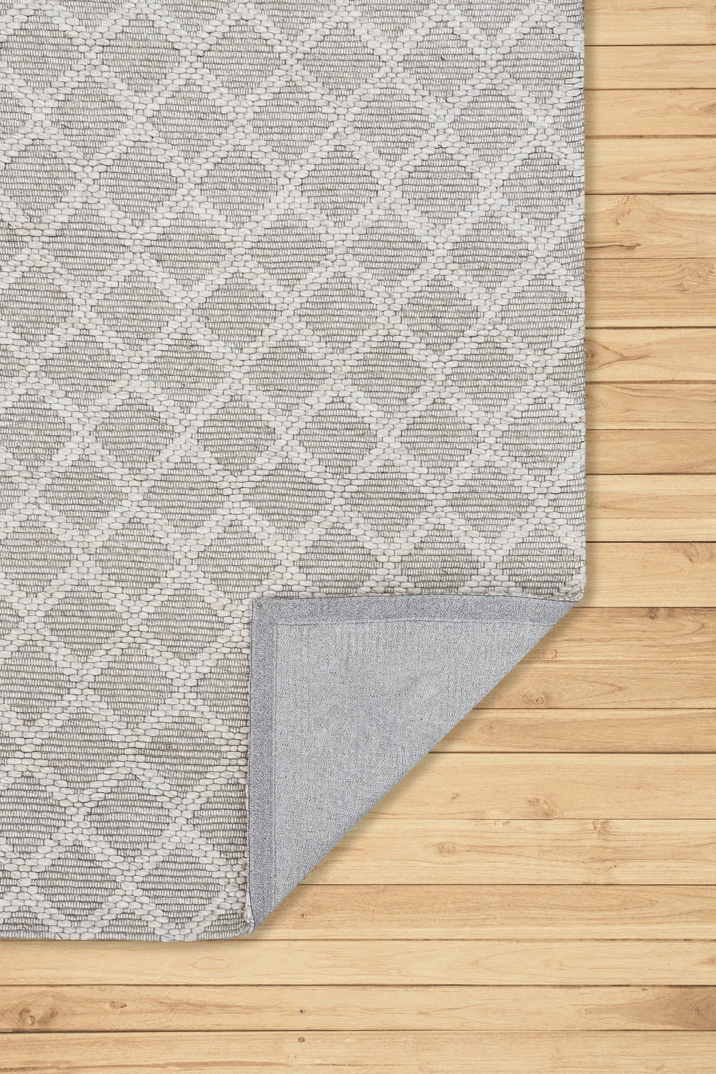 Hampton Handwoven Rug - 118 Grey