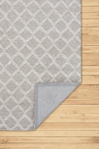 Hampton Handwoven Rug - 118 Grey