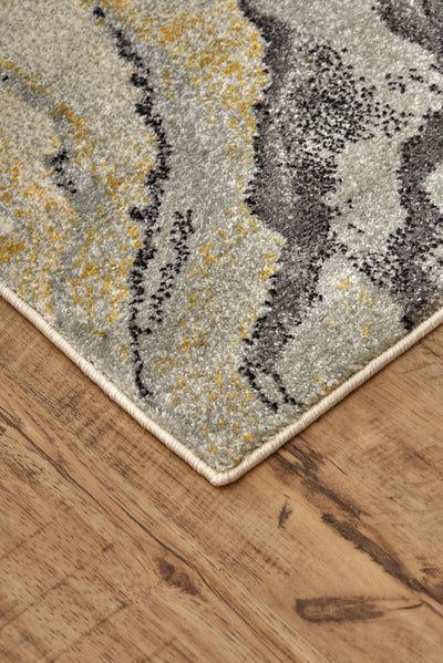 Rizzy Abstract Rug - 103 Yellow