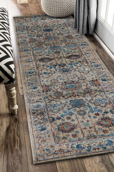 Madelaine Contemporary Abstract Rug - 110 Blue