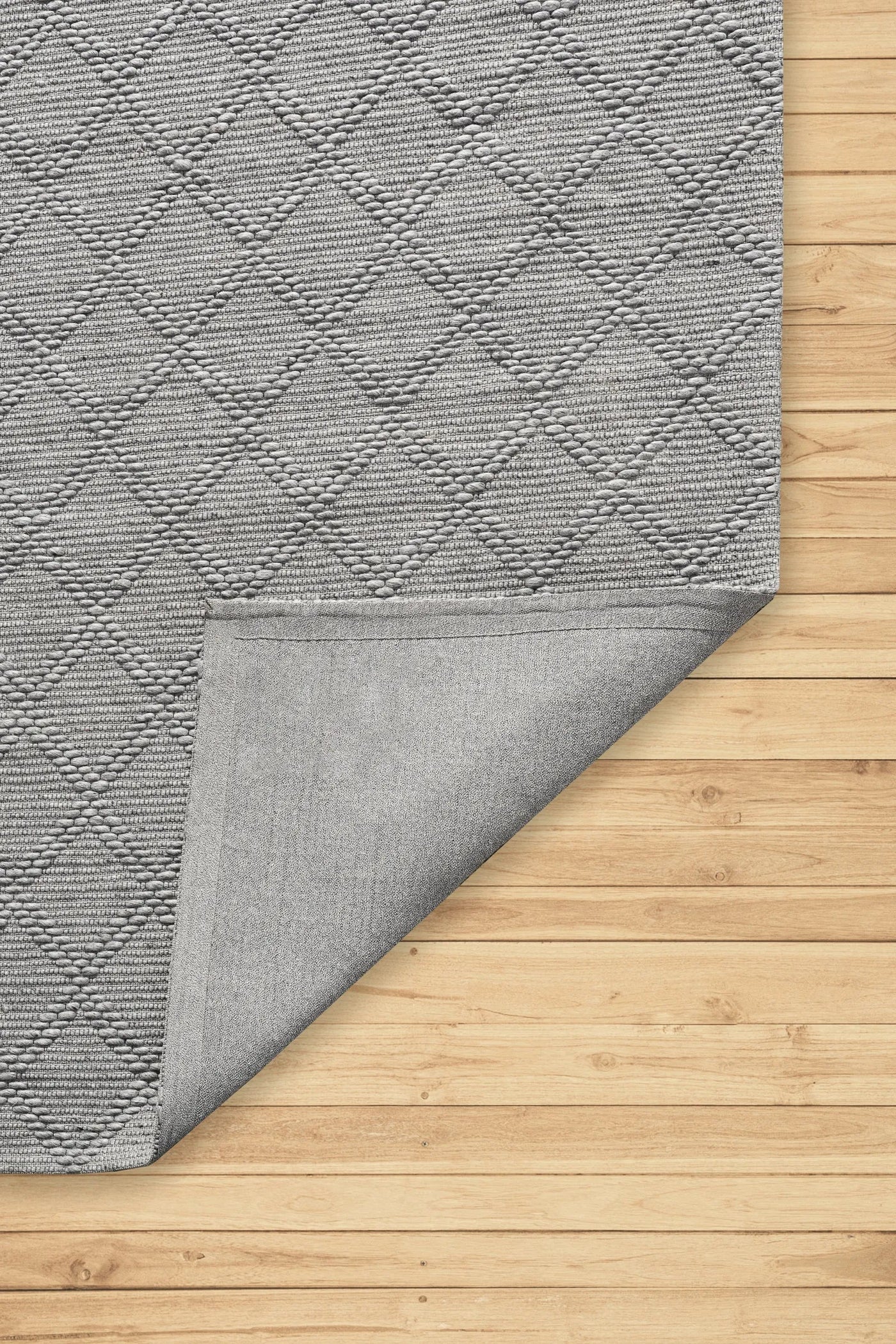 Hampton Handwoven Rug - 107 Grey